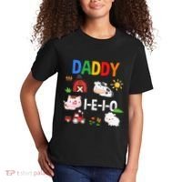 Daddy I E I O Farm Party 3rd Birthday Kids T-Shirt thumb 2