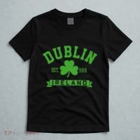 Dublin Ireland Est 988 Clover Leaf Shamrock St. Patricks Day T-Shirt thumb 5