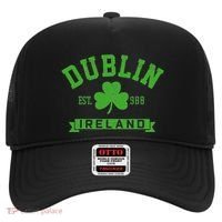 Dublin Ireland Est 988 Clover Leaf Shamrock St. Patricks Day Hat thumb 0