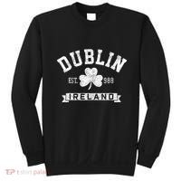 Dublin Ireland Est 988 Shamrock St. Patricks Day Sweatshirt thumb 0