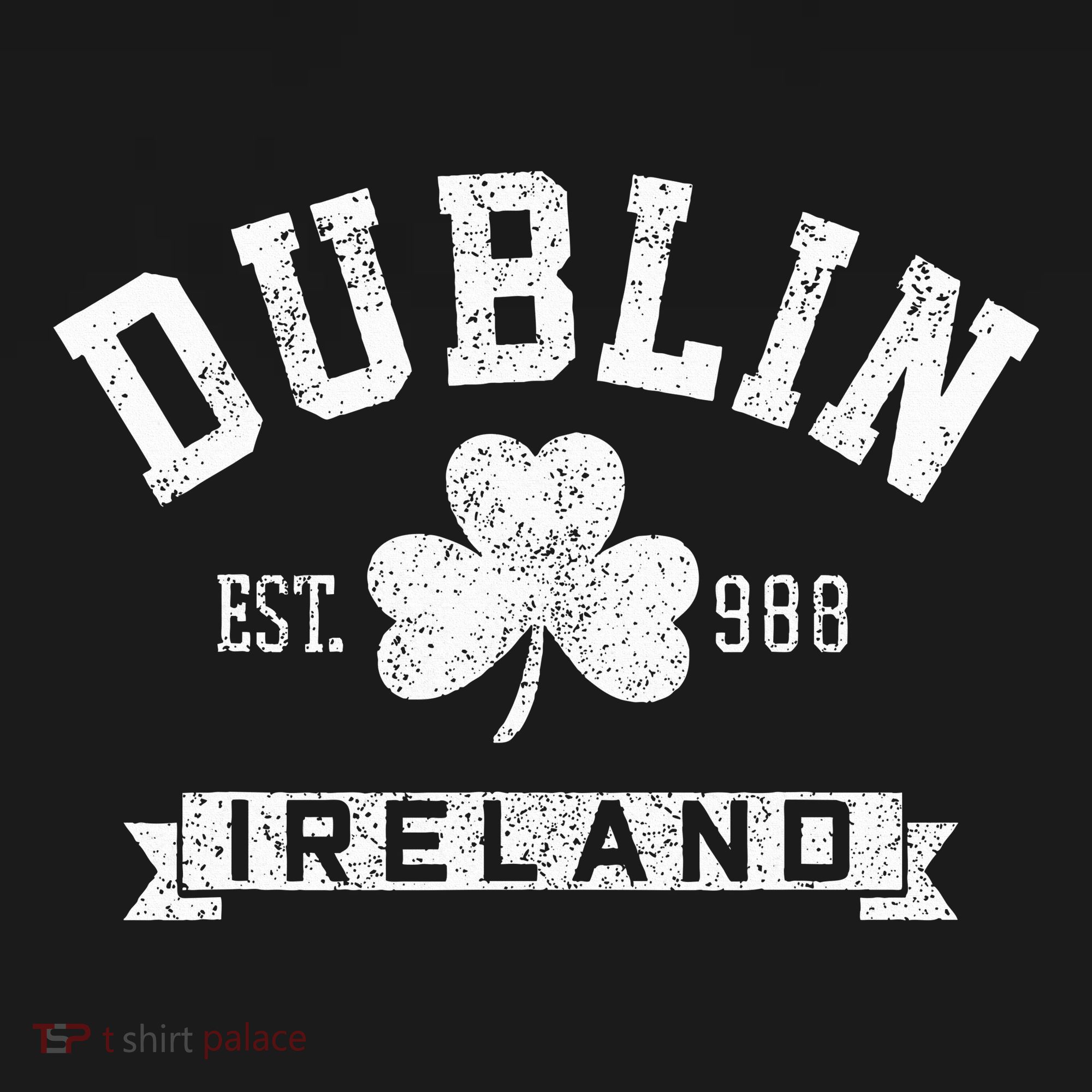Dublin Ireland Est 988 Shamrock St. Patricks Day Women's Tank Top