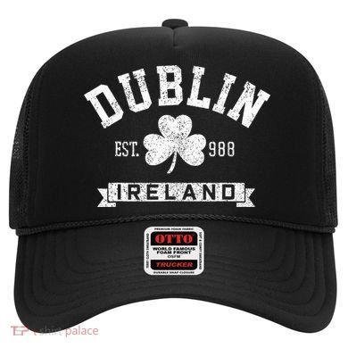 Dublin Ireland Est 988 Shamrock St. Patricks Day Hat