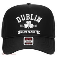 Dublin Ireland Est 988 Shamrock St. Patricks Day Hat thumb 0