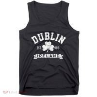 Dublin Ireland Est 988 Shamrock St. Patricks Day Tank Top thumb 0