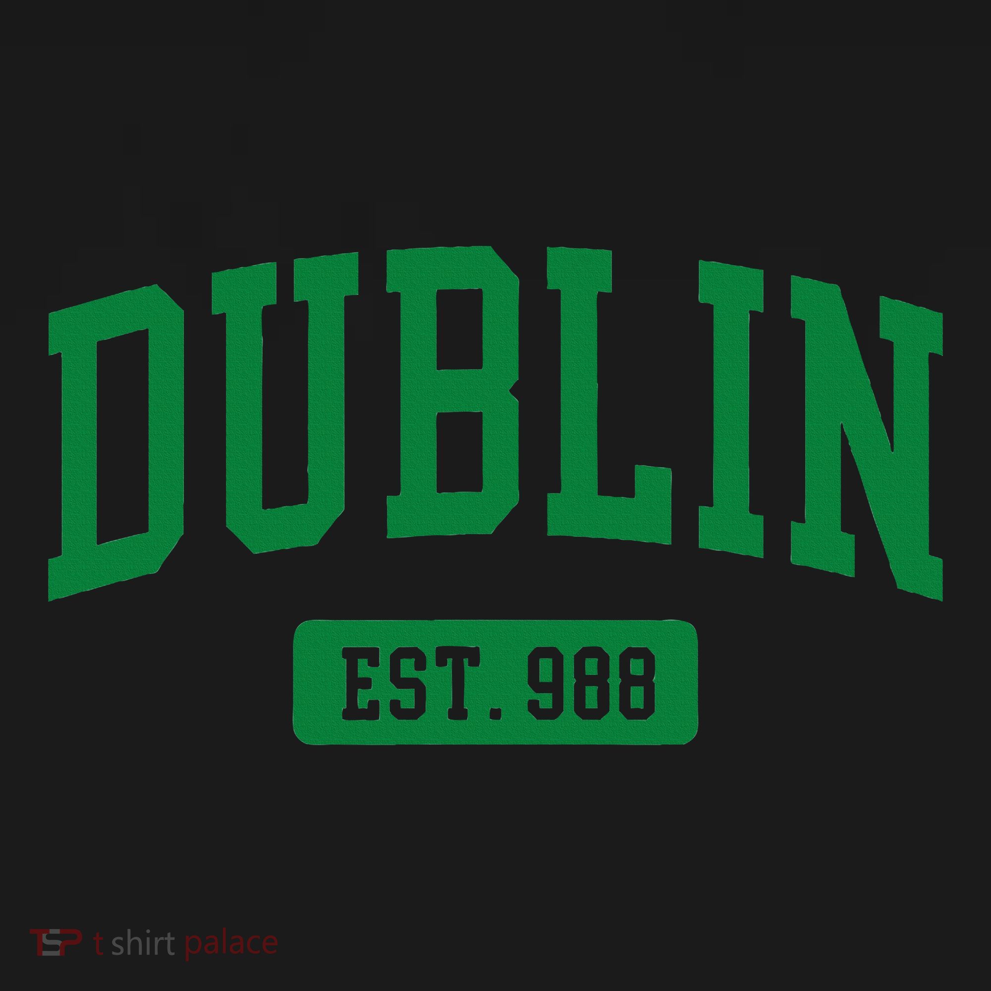 Dublin Ireland Est. 988 Irish Vintage T-Shirt