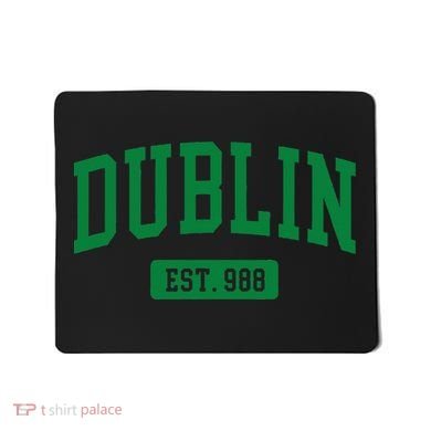 Dublin Ireland Est. 988 Irish Vintage Mousepad