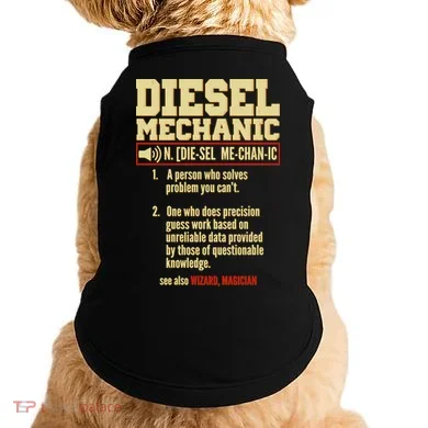 Diesel Mechanic Doggie Tank