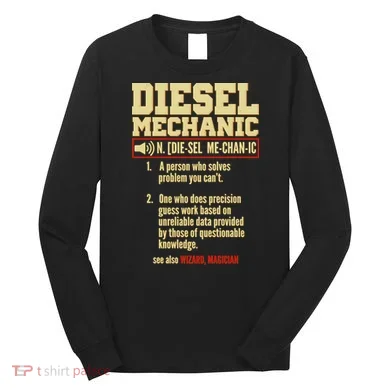 Diesel Mechanic Long Sleeve Shirt