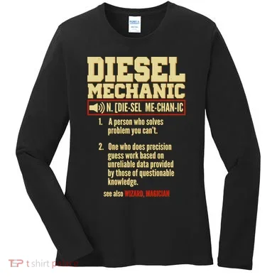 Diesel Mechanic Women's Long Sleeve Shirt