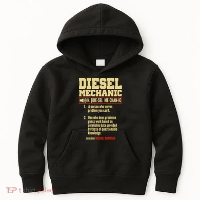 Diesel Mechanic Kids Hoodie