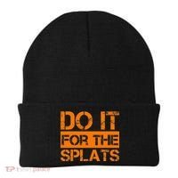 Do It For The SPLATS Fitness Motivation Beanie thumb 0