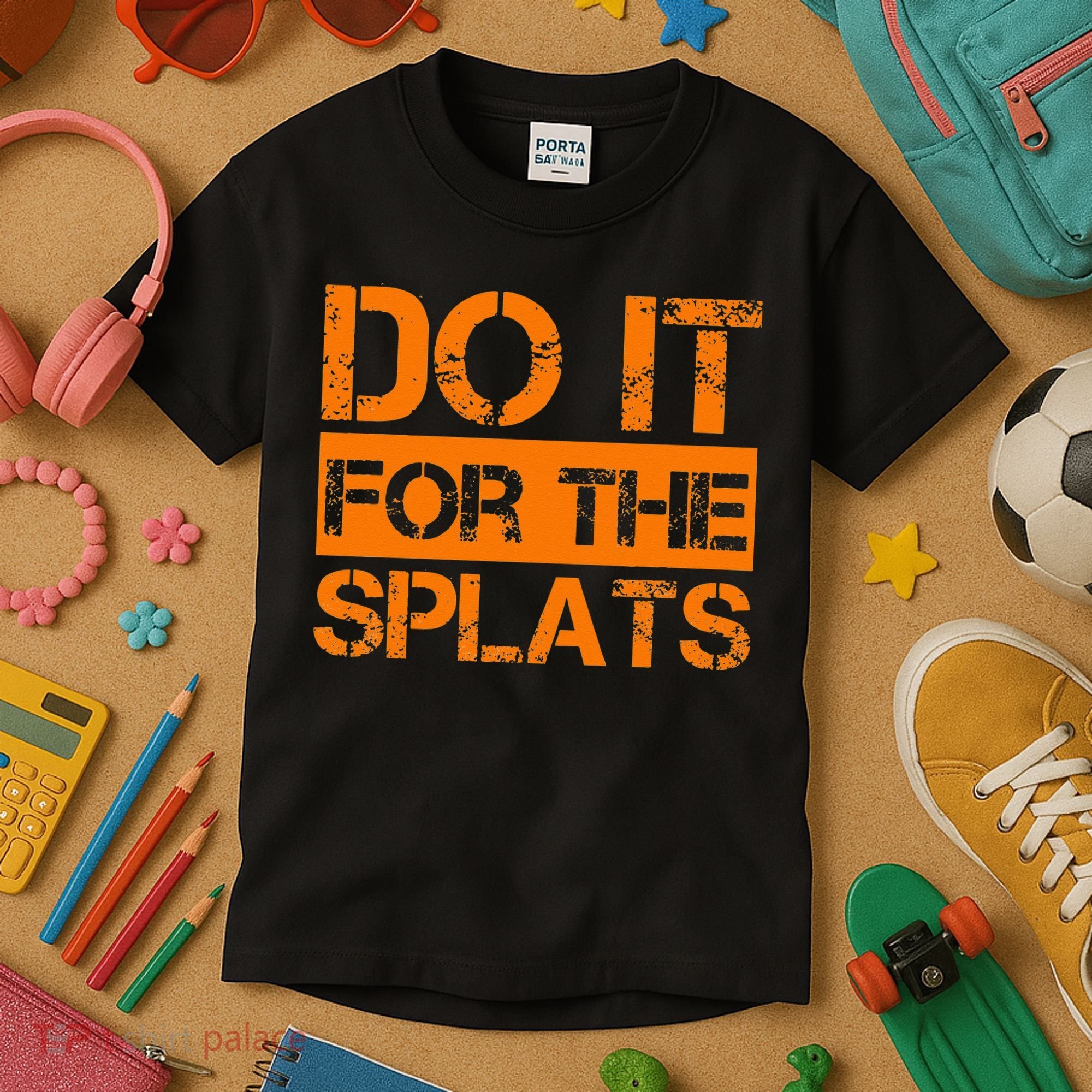 Do It For The SPLATS Fitness Motivation Kids T-Shirt