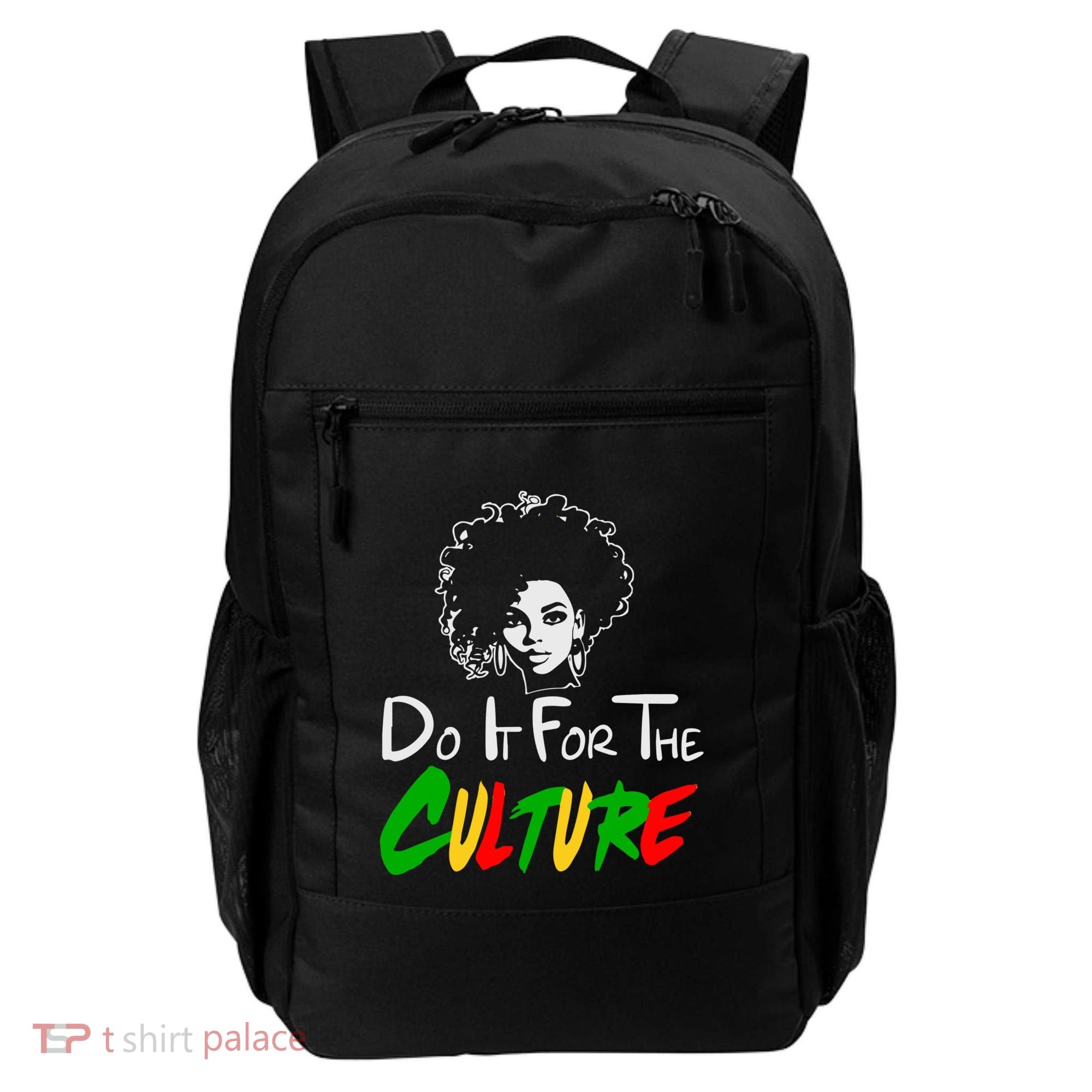 Do It For The Culture Junenth Afro Queen Black History Gift Backpack