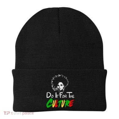 Do It For The Culture Junenth Afro Queen Black History Gift Beanie