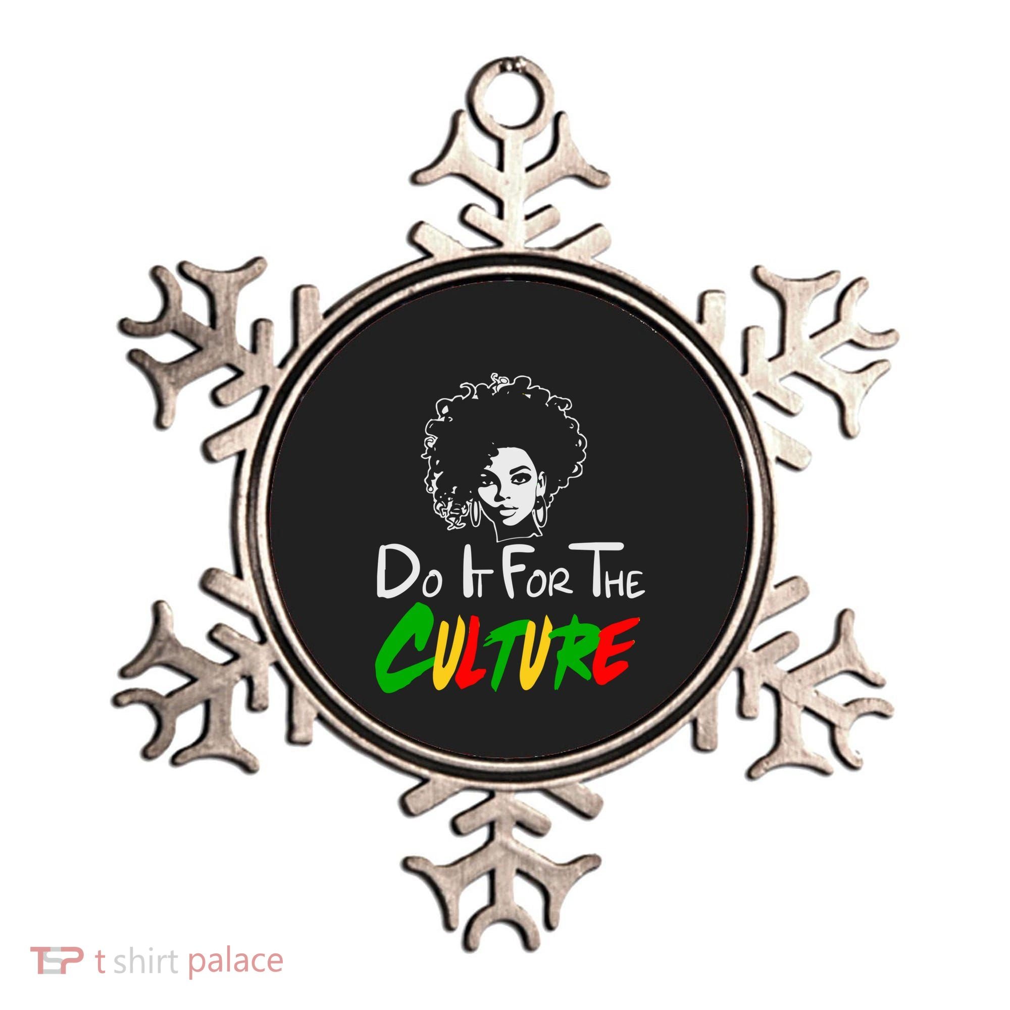 Do It For The Culture Junenth Afro Queen Black History Gift Ornament