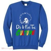 Do It For The Culture Junenth Afro Queen Black History Gift Sweatshirt thumb 0