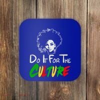 Do It For The Culture Junenth Afro Queen Black History Gift Coaster thumb 0