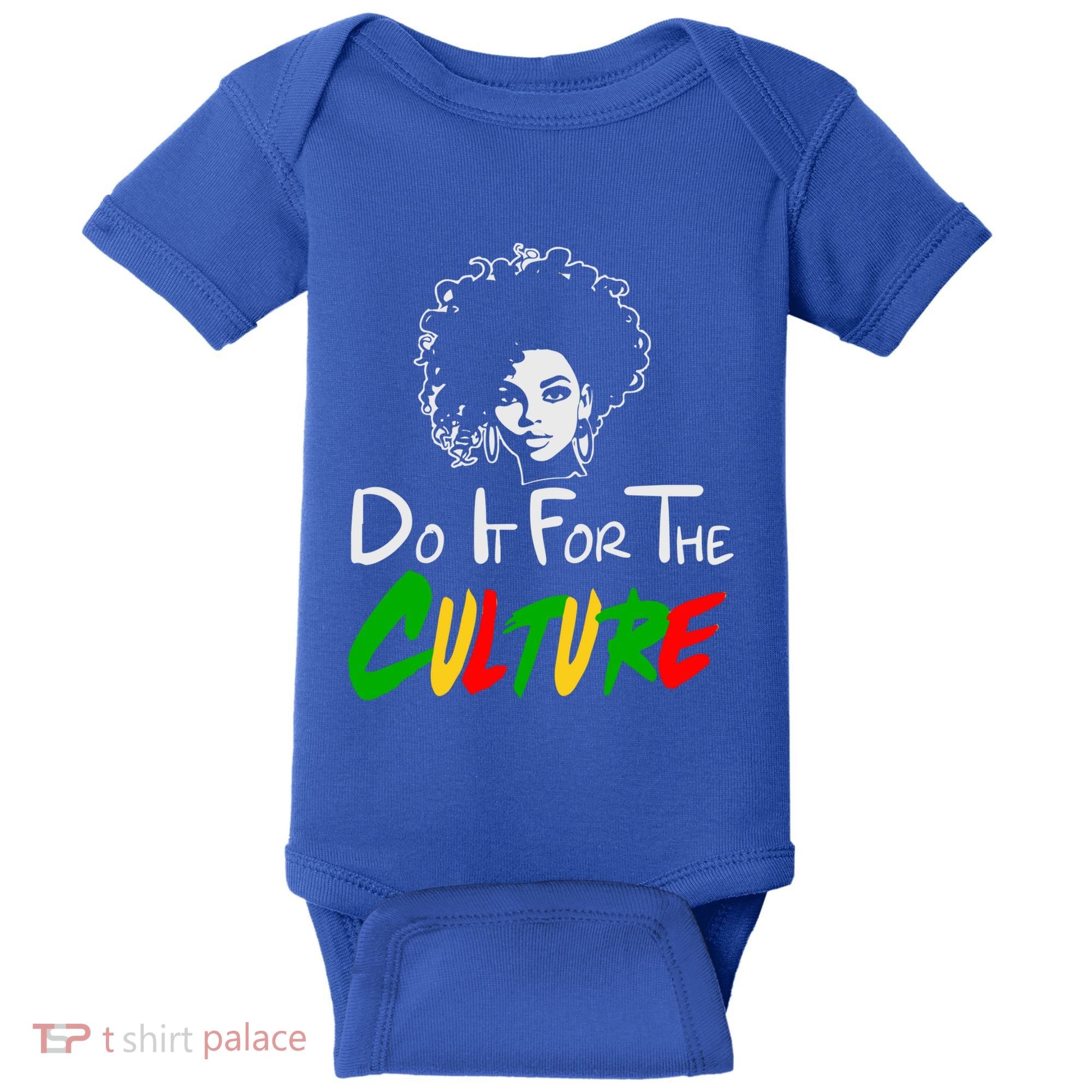 Do It For The Culture Junenth Afro Queen Black History Gift Baby Bodysuit