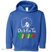Do It For The Culture Junenth Afro Queen Black History Gift Toddler Hoodie thumb 0