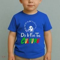 Do It For The Culture Junenth Afro Queen Black History Gift Toddler T-Shirt thumb 2