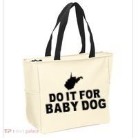 Do It For Baby Dog West Virginia Big Jim Justice Tote Bag thumb 2