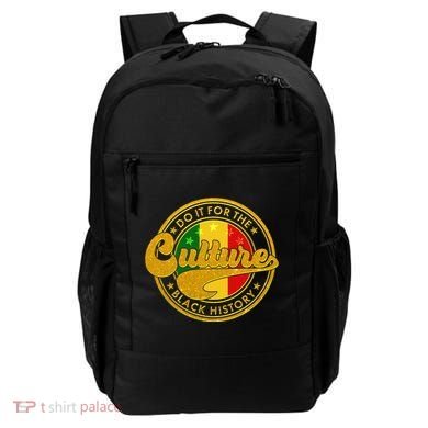 Do It For The Culture Black History Emblem Backpack
