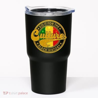 Do It For The Culture Black History Emblem Tumbler