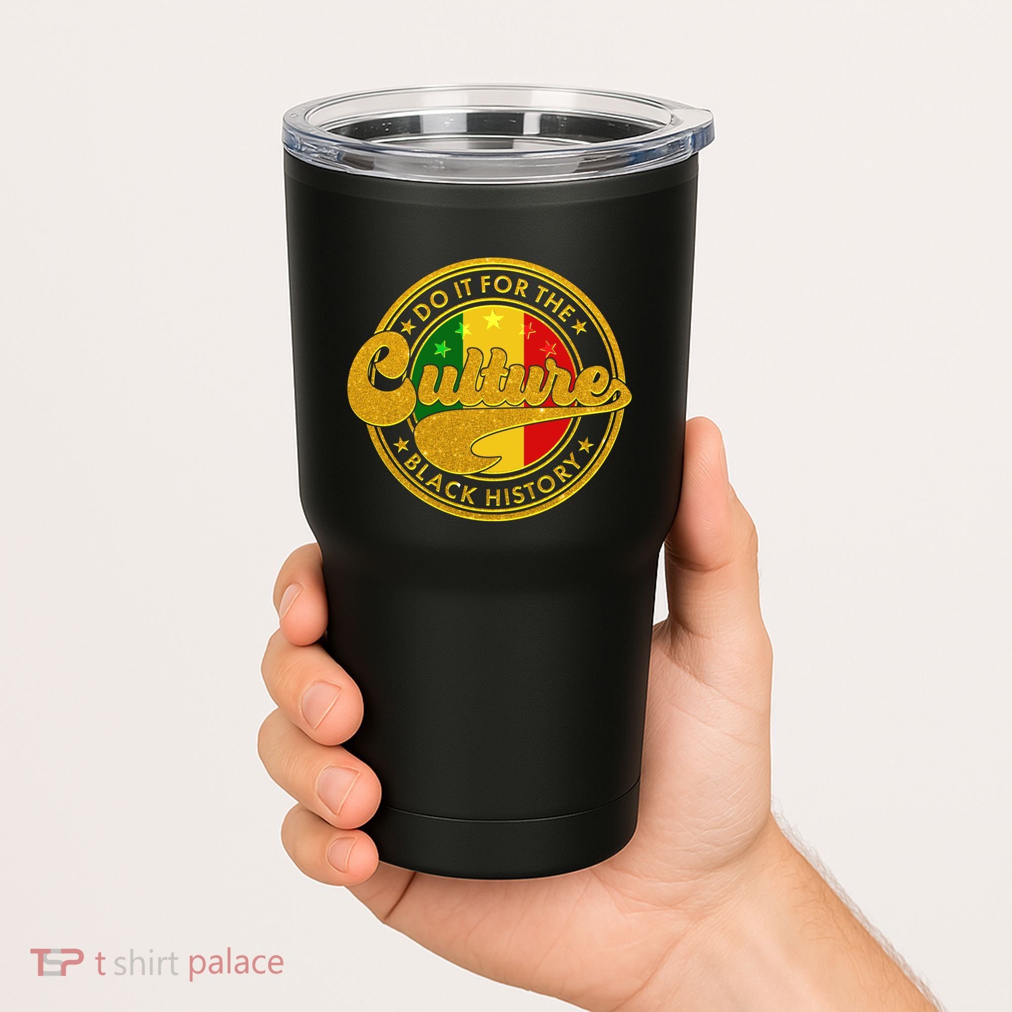 Do It For The Culture Black History Emblem Tumbler