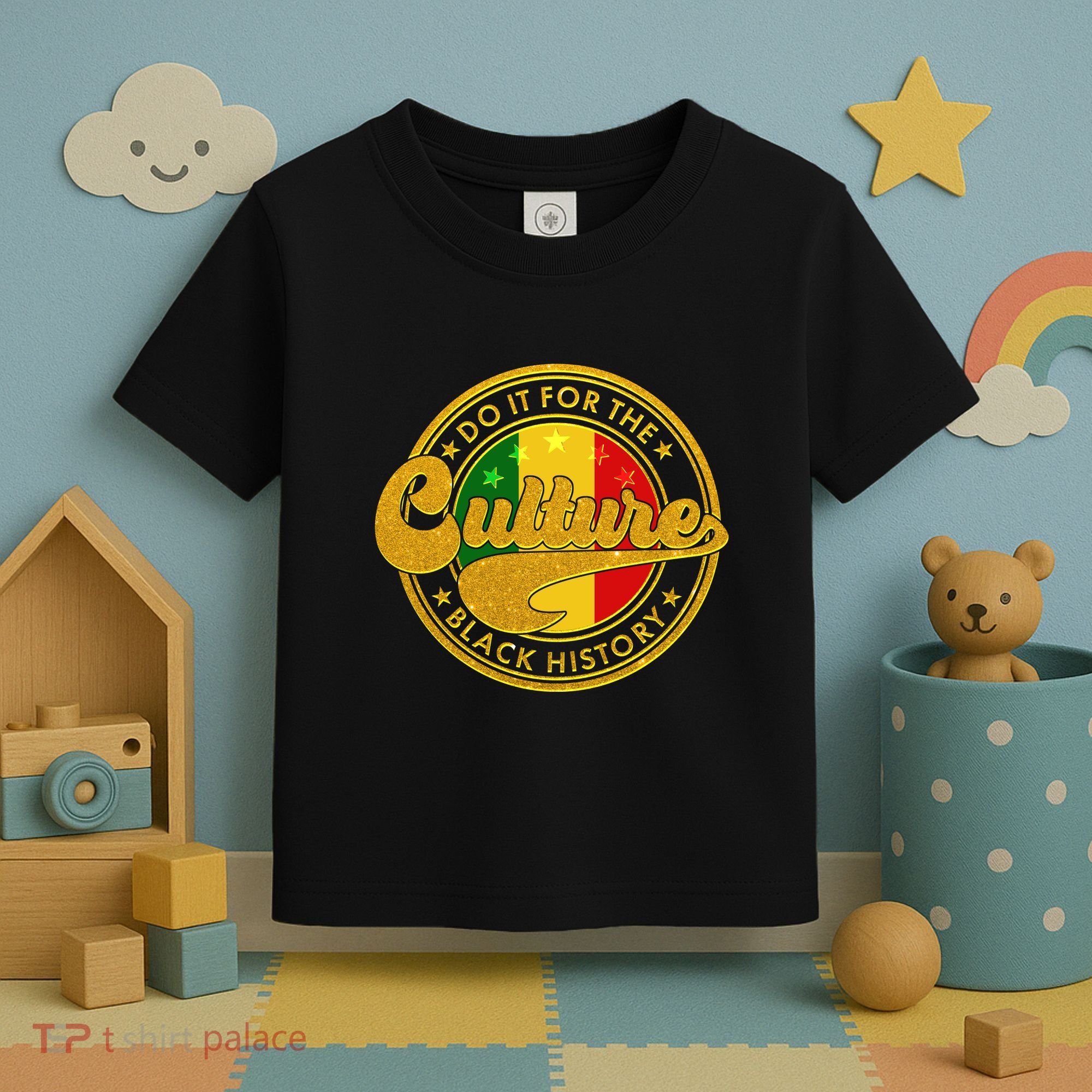 Do It For The Culture Black History Emblem Toddler T-Shirt