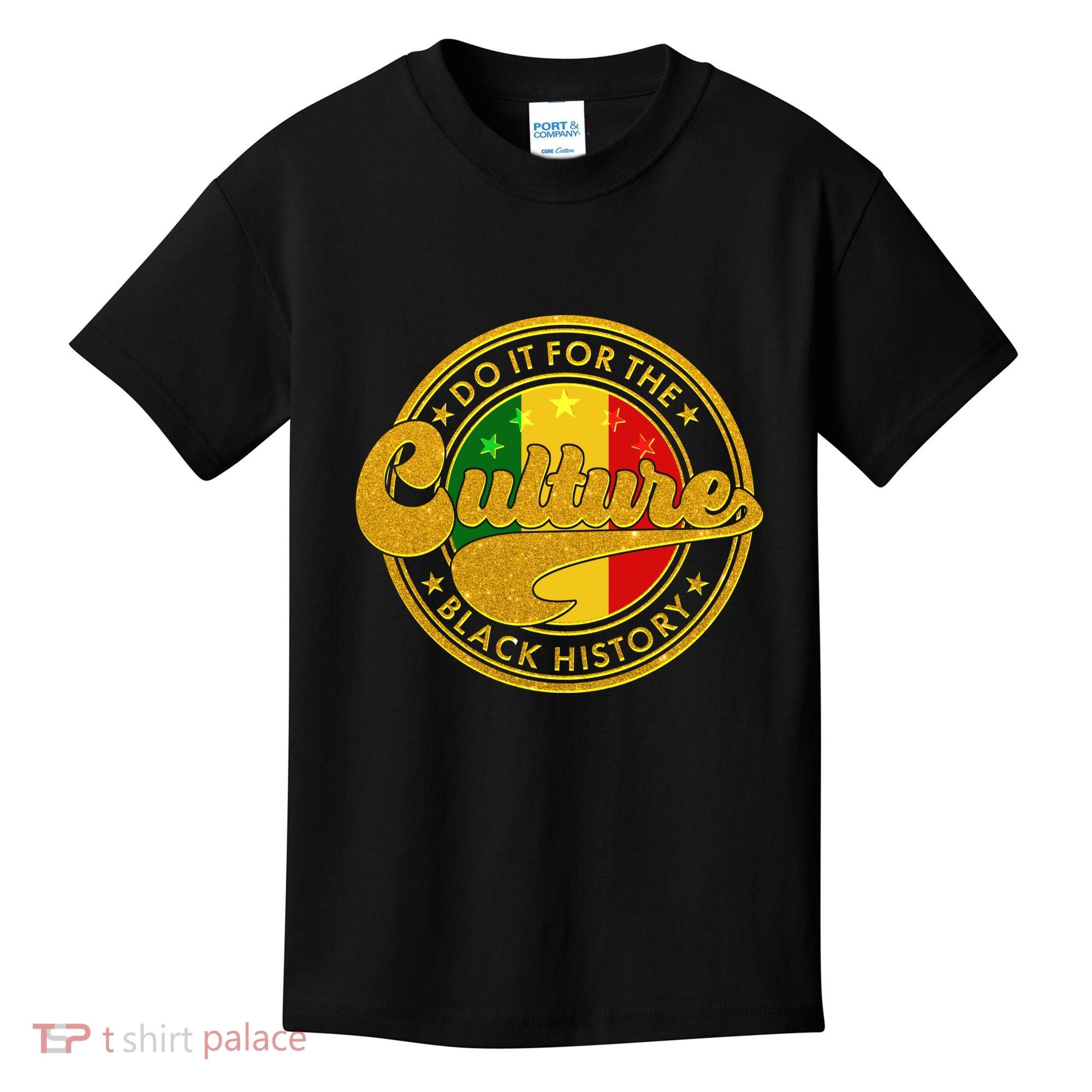 Do It For The Culture Black History Emblem Kids T-Shirt
