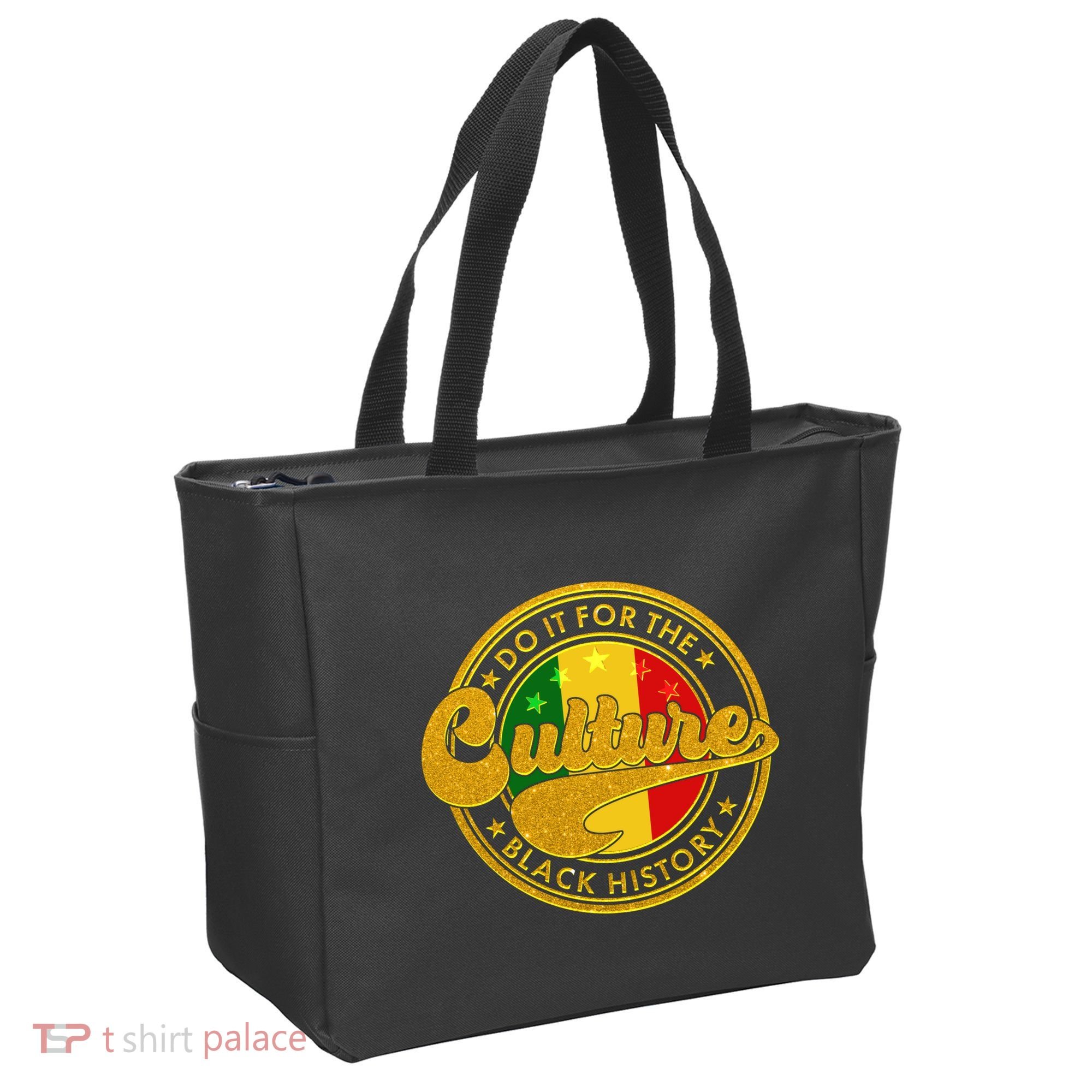 Do It For The Culture Black History Emblem Tote Bag