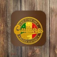 Do It For The Culture Black History Emblem Coaster thumb 0