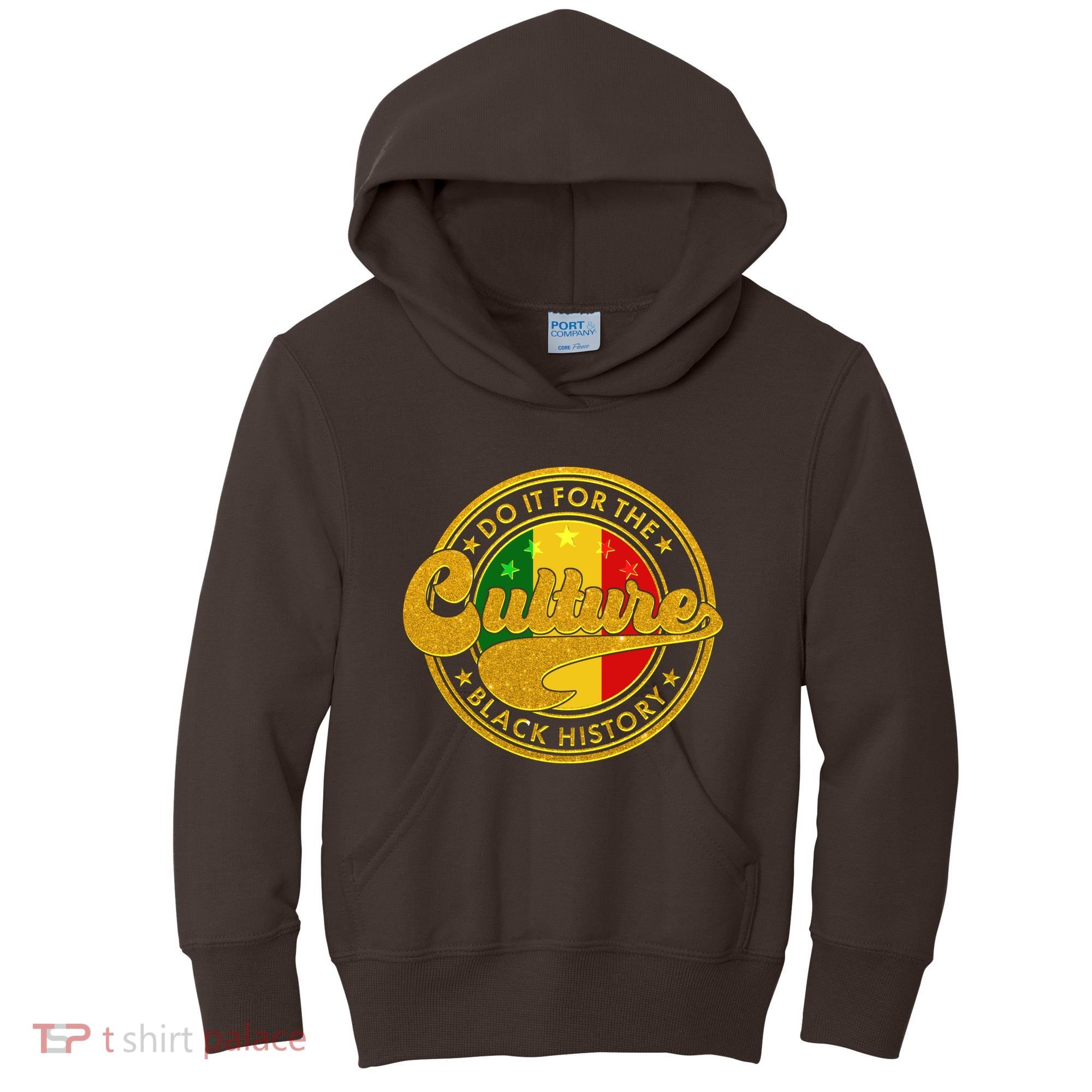 Do It For The Culture Black History Emblem Kids Hoodie