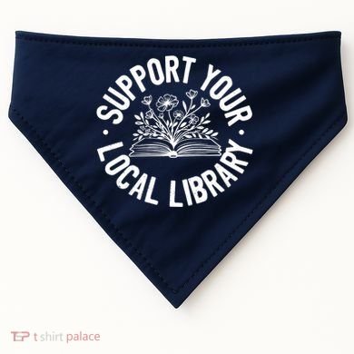 Design Ideas For Book Lovers Reading And Book Worm USA-Made Doggie Bandana