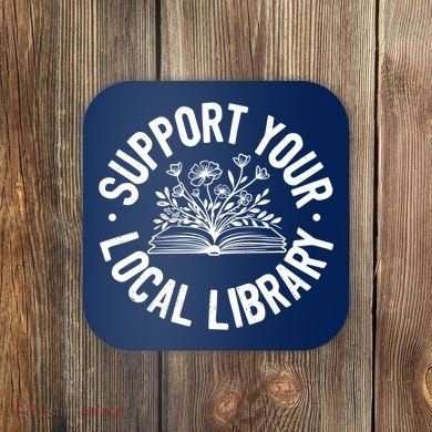 Design Ideas For Book Lovers Reading And Book Worm Coaster