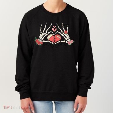 Dead Inside Funny Valentine Gift For Valentine Day Women's Sweatshirt