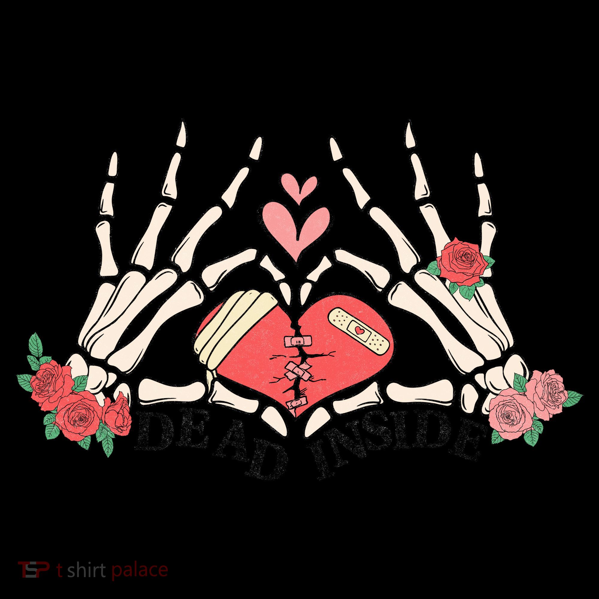 Dead Inside Funny Valentine Gift For Valentine Day Women's Tank Top