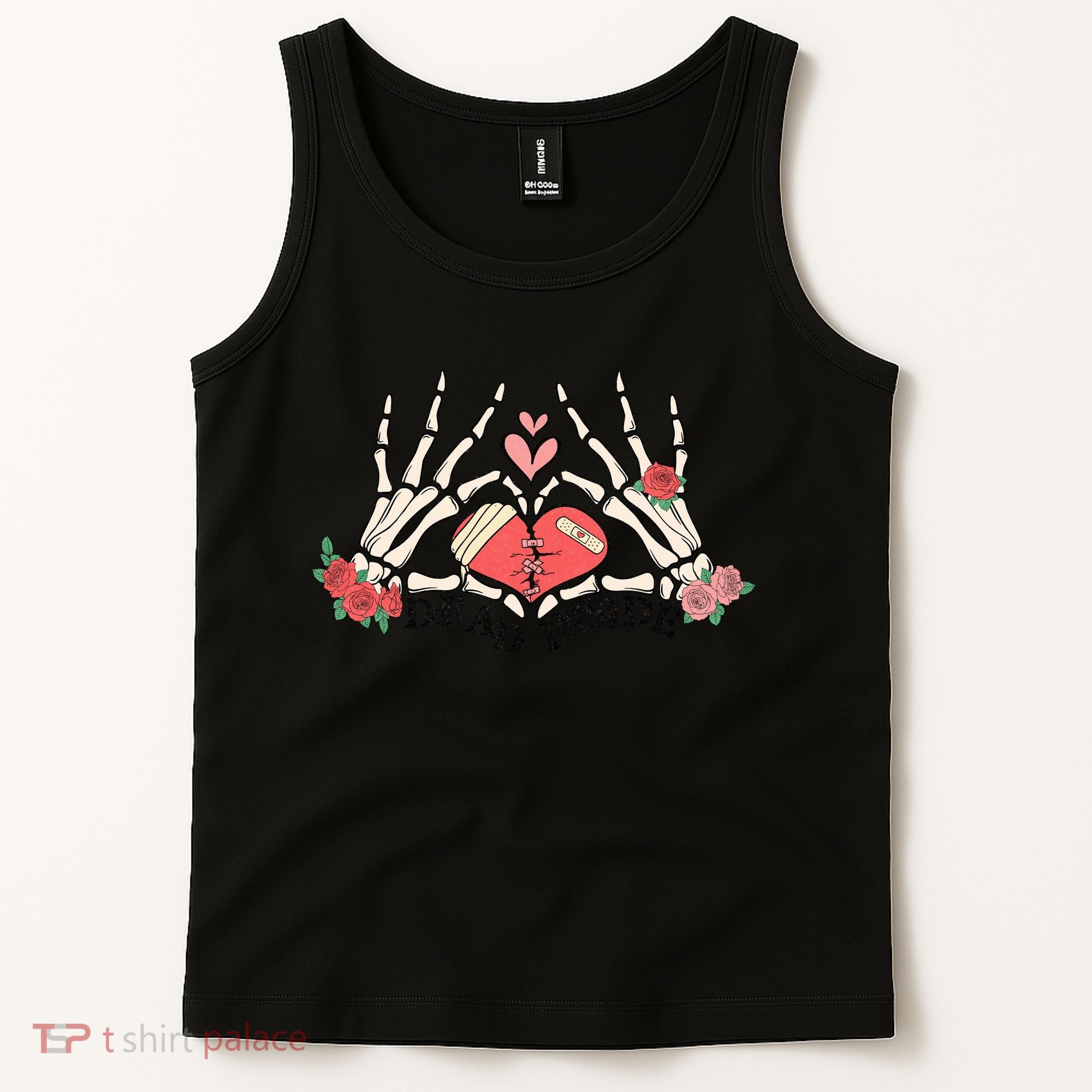 Dead Inside Funny Valentine Gift For Valentine Day Tank Top