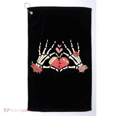 Dead Inside Funny Valentine Gift For Valentine Day Golf Towel