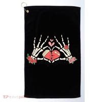 Dead Inside Funny Valentine Gift For Valentine Day Golf Towel thumb 0