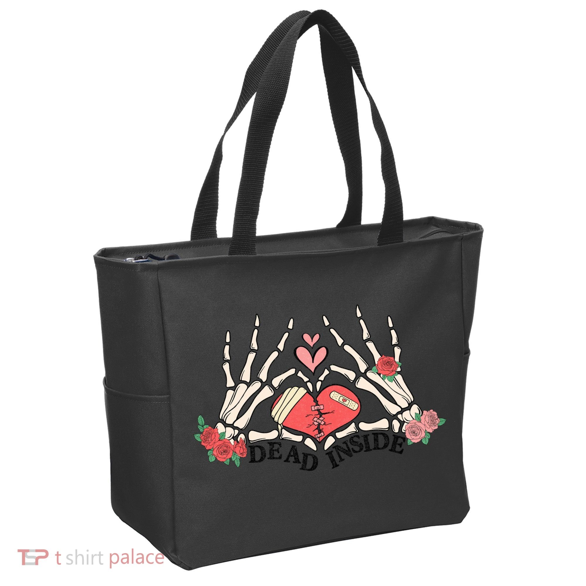 Dead Inside Funny Valentine Gift For Valentine Day Tote Bag