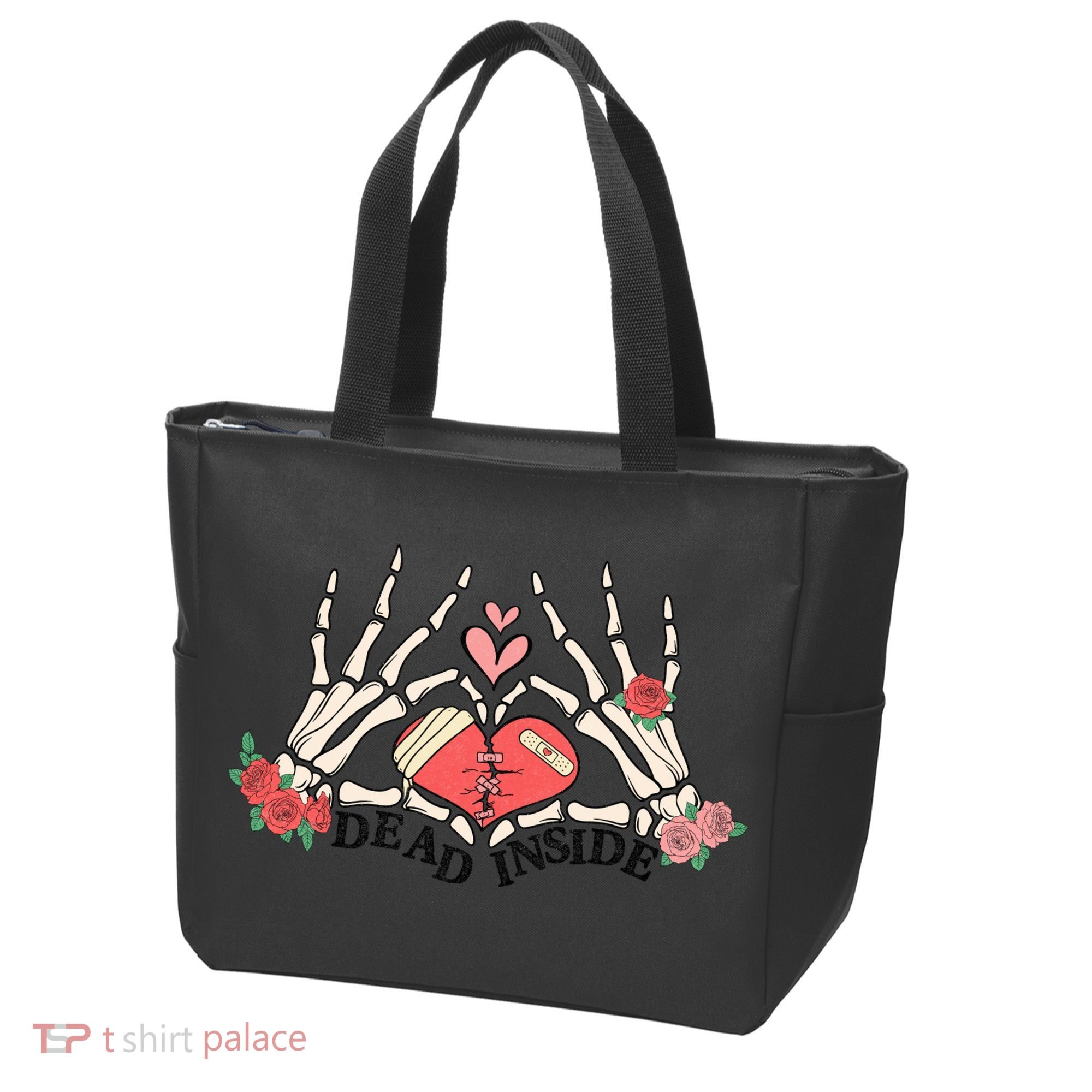 Dead Inside Funny Valentine Gift For Valentine Day Tote Bag