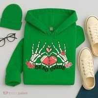 Dead Inside Funny Valentine Gift For Valentine Day Hoodie thumb 4