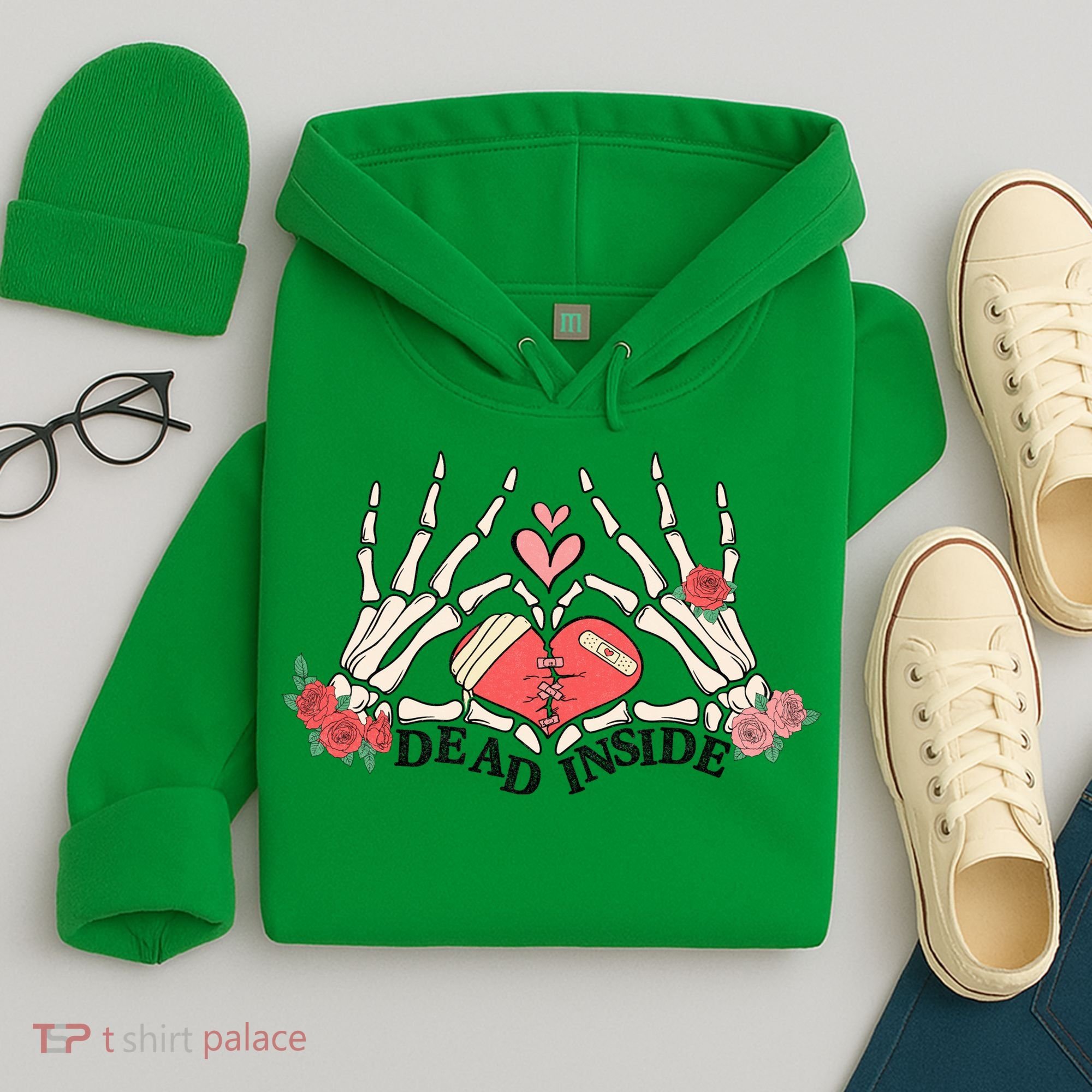 Dead Inside Funny Valentine Gift For Valentine Day Hoodie