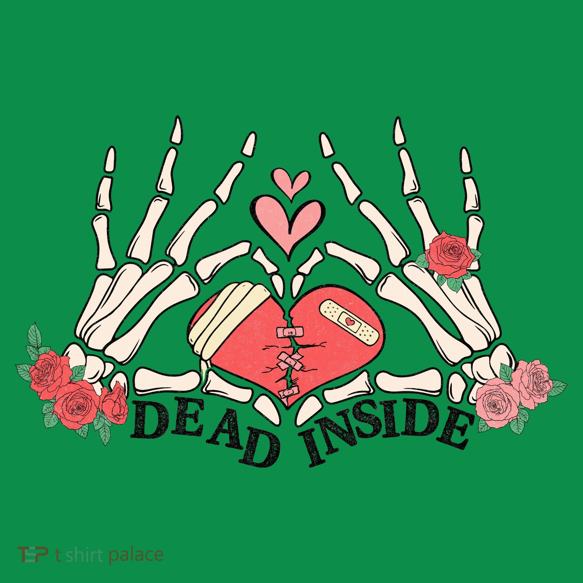 Dead Inside Funny Valentine Gift For Valentine Day Long Sleeve Shirt