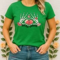 Dead Inside Funny Valentine Gift For Valentine Day Women's T-Shirt thumb 2