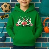 Dead Inside Funny Valentine Gift For Valentine Day Kids Hoodie thumb 2
