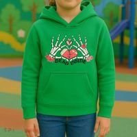 Dead Inside Funny Valentine Gift For Valentine Day Kids Hoodie thumb 3