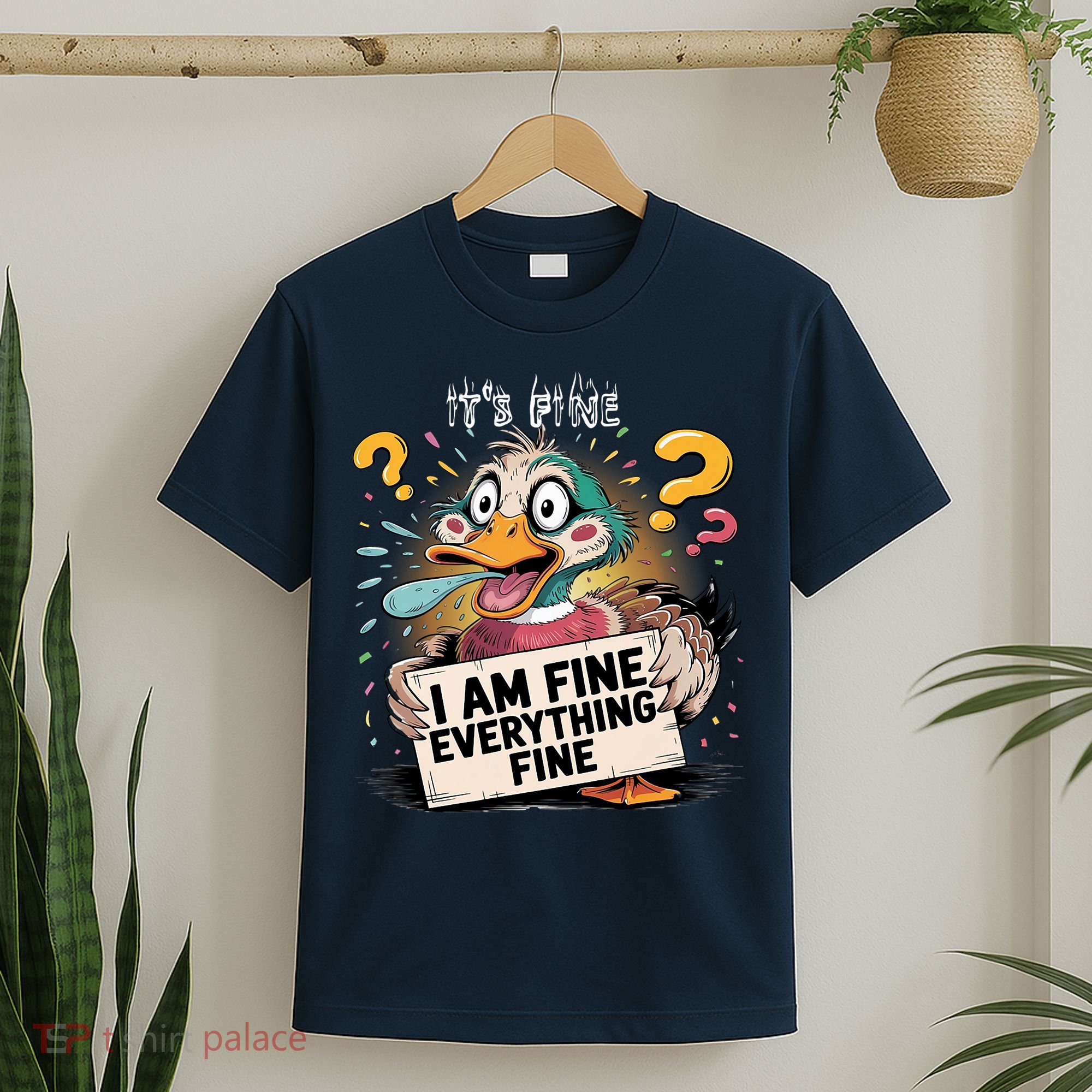 Duck IT'S FINE I'M FINE EVERYTHING IS FINE  T-Shirt