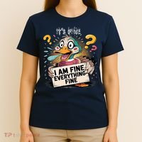 Duck IT'S FINE I'M FINE EVERYTHING IS FINE  T-Shirt thumb 4